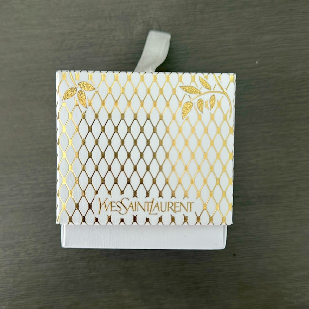 YSL Gold & White Empty Box